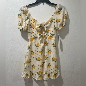 New Super cute lemon summer dress size 1